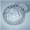 Image 4 : Pair of Cut Crystal Dishes with Starburst Pattern