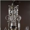 Image 3 : Crystal Prism 5-Light Chandelier with Medallion