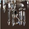 Image 7 : Crystal Prism 5-Light Chandelier with Medallion