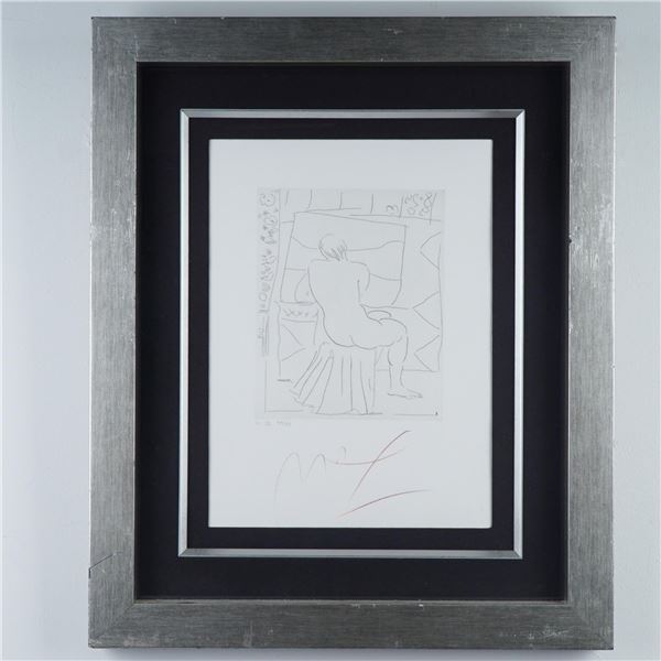 Peter Max Etching, Homage to Picasso V.I.  IV