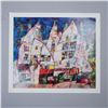 Image 1 : Harry Guttman Artist Proof Print, Abstract European Village