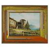 Image 1 : Rossini, Oil on Canvas, Urbanized Landscape - Signed