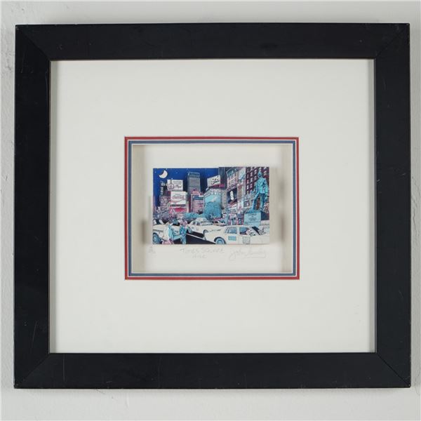 John Suchy, Times Square 3D Pop Art, Signed and Numbered