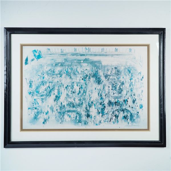 LeRoy Neiman Lithograph, New York Stock Exchange, 1977