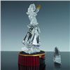 Image 4 : Swarovski Crystal Figurine, Columbine with Base and Plaque