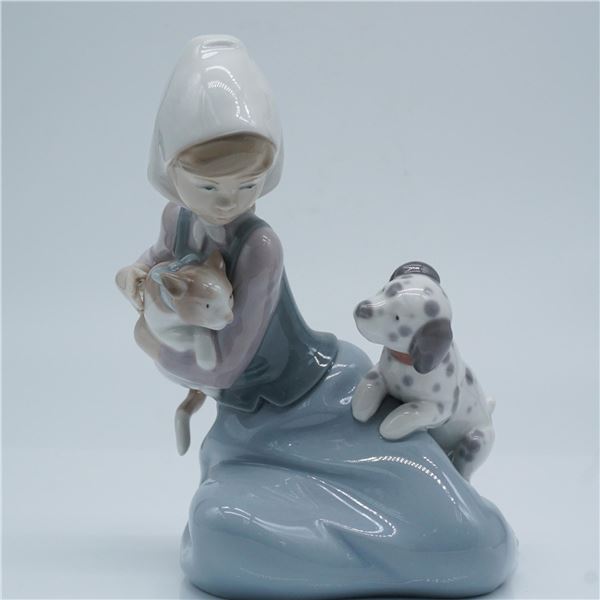 Lladro Porcelain Figurine, Little Friskies 1005032
