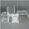 Image 10 : 5pc Lucite Vanity Set with Rolling Stool & Organizer
