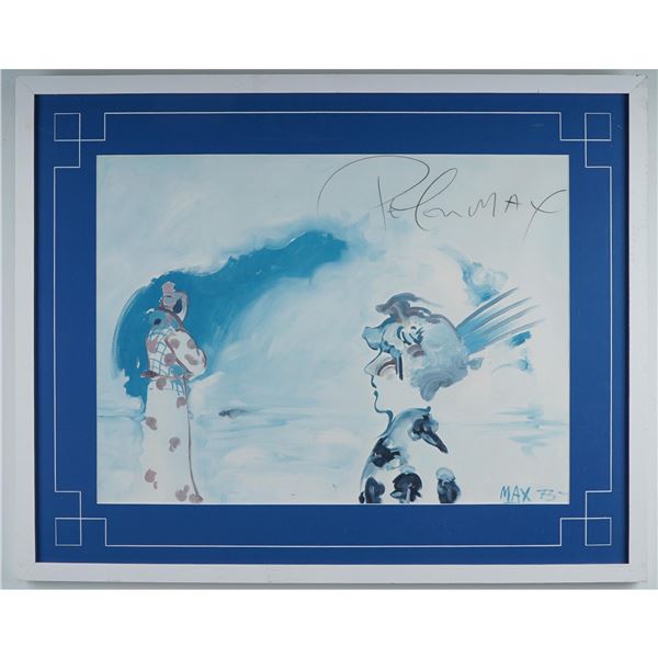 Peter Max Lithograph, Into the New, Signed