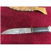 Image 8 : 3 Antique Knives with Holsters , Biggest is 10 1/2'' Long 