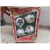 Image 2 : Vintage Christmas Ornaments, Bulbs, Lights, Garland