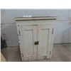 Image 1 : Vintage Painted Wood Cabinet 23x19x29"