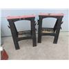 Image 2 : 2 Folding Sawhorses 