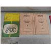 Image 2 : 10 Tractor Service/Instruction Manuals: 2 JD Tractors, 