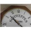 Image 2 : Vintage Schweppes Sessions USA Electric Wall Clock, 