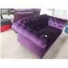 Image 3 : Love Seat in Royal Purple 72" Wide, Your 