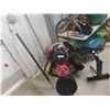 Image 1 : Weight Stand with Many Weights, Old Style Steel