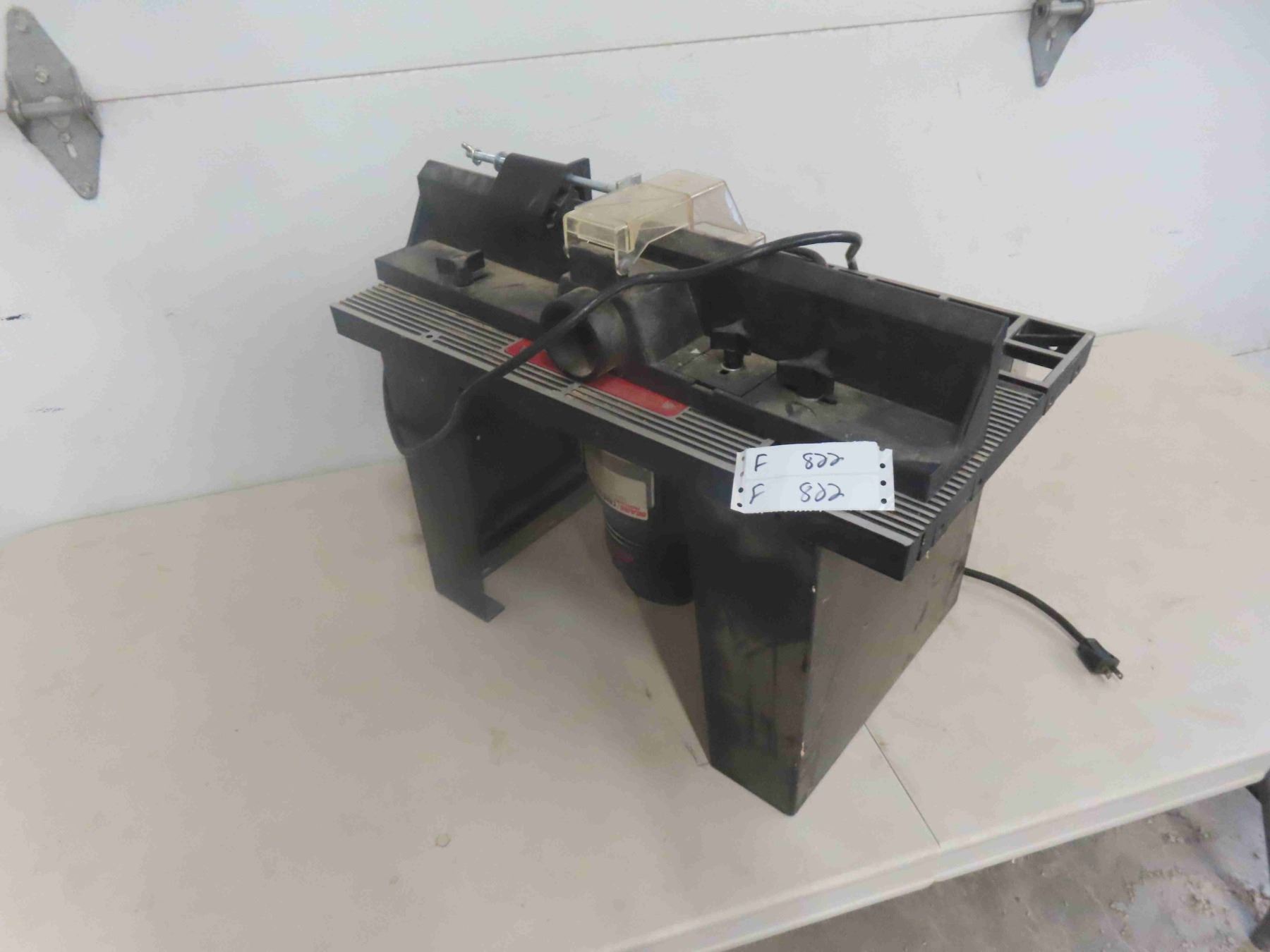 Craftsman Router Box Craftsman Router with Router Table - McSherry Auction Service Ltd.