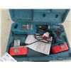 Image 2 : Makita 18V Drill with Charger and Case, 2 Battery's, 