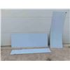 Image 1 : 3 PC smoked plexi glass 21x60, 10x60, 24x63