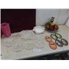 Image 1 : coca-cola trays, corelle casserole dish, salad plates