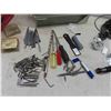 Image 3 : 2 boxes wipes, allen keys, manual drill, 2 breakers,
