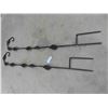 Image 1 : 2 shepards hooks 72" high 