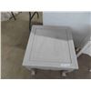 Image 2 : 2 painted stands  22x24x21, 16x12x25.5