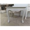 Image 3 : 2 painted stands  22x24x21, 16x12x25.5