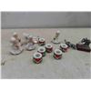 Image 8 : shelf décor: figurines, holly hobby, birds, hens, 