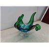Image 2 : chalet style glass 11" high, broken point 