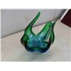Image 3 : chalet style glass 11" high, broken point 