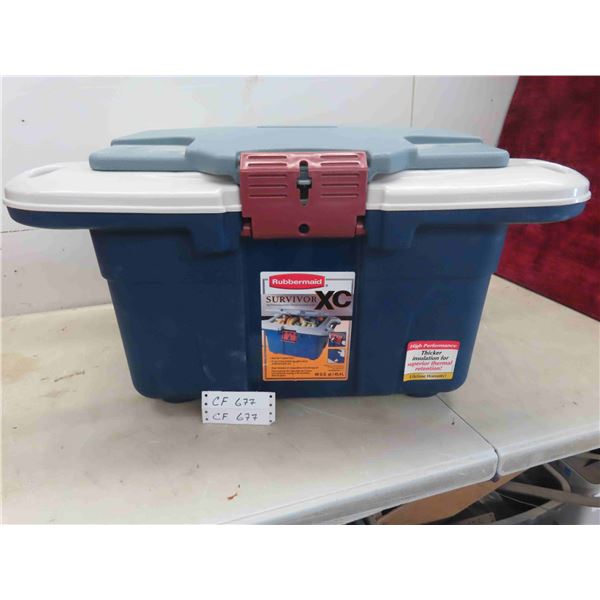 rubbermaid cooler new or store return 