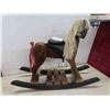 Image 1 : wood rocking horse 36x12x27"