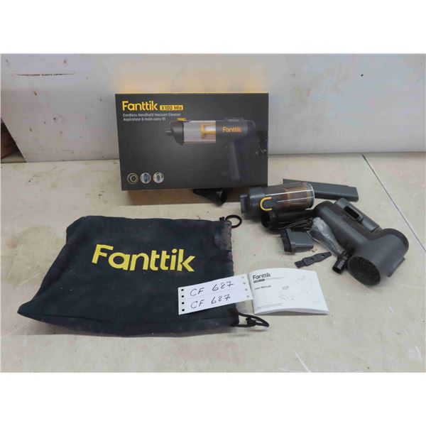 2 fanttik cordless handheld vacuum new or store return 