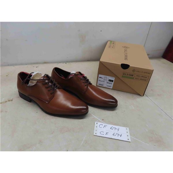 BED form 100% vegan mens size 7.5 dress shoes 