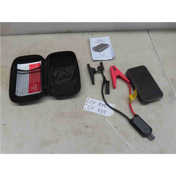 type S 12V jump starter  clamp is broken 