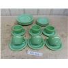 Image 1 : fireking jadeite restaurant 24 PC set 