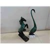 Image 1 : 2 piece blue mountian pottery swan + rearing horse 
