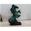 Image 2 : 2 piece blue mountian pottery swan + rearing horse 