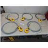 Image 1 : 5 lengths  of steel cable with hook 