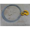 Image 2 : 5 lengths  of steel cable with hook 