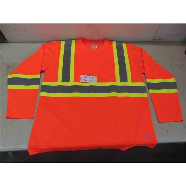 new tough duck high visibility long sleeve shirt 