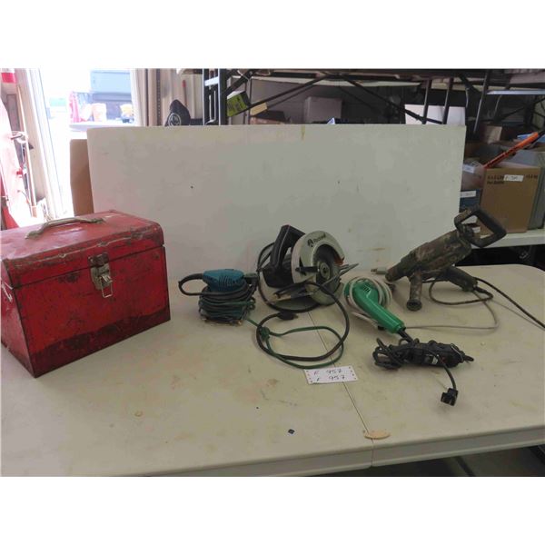 Power Tools: 7 1/4'' Circular Saw, Drywall Driver, 