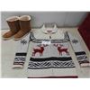 Image 1 : Ugg Winter Boots Size 8, Cardigan Size Xsmall 