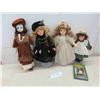 Image 1 : 4 Porcelain Dolls, Includes Anne of Green Gables 