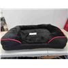 Image 1 : Black red Dog Bed 28''x24''