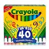Image 1 : NEW 40 CRAYOLA THE BIG WASHABLE MARKERS