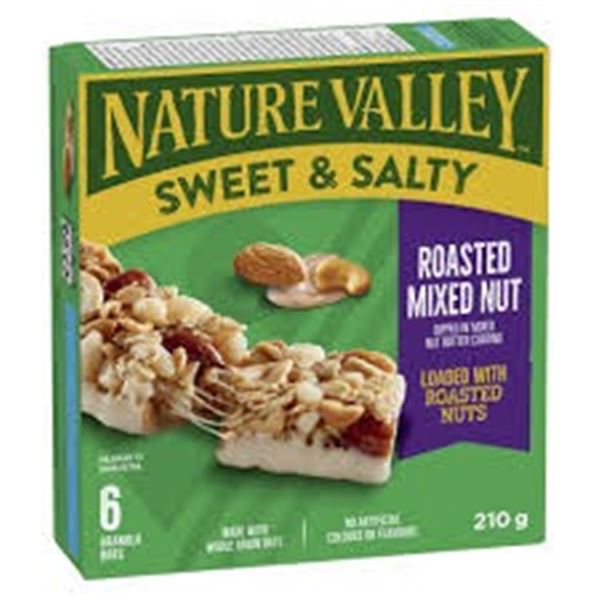 NEW 2 X 210G NATURE VALLEY SWEET & SALTY MIXED NUT
