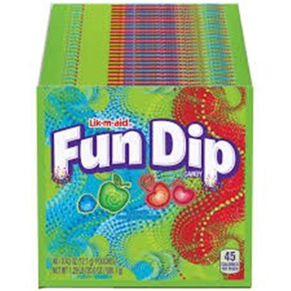 NEW 48 X 12.1G LIK-M-AID FUN DIP CANDY