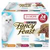 Image 1 : NEW 24 X 85G PURINA FANCY FEAST PATE VARIETY PACK